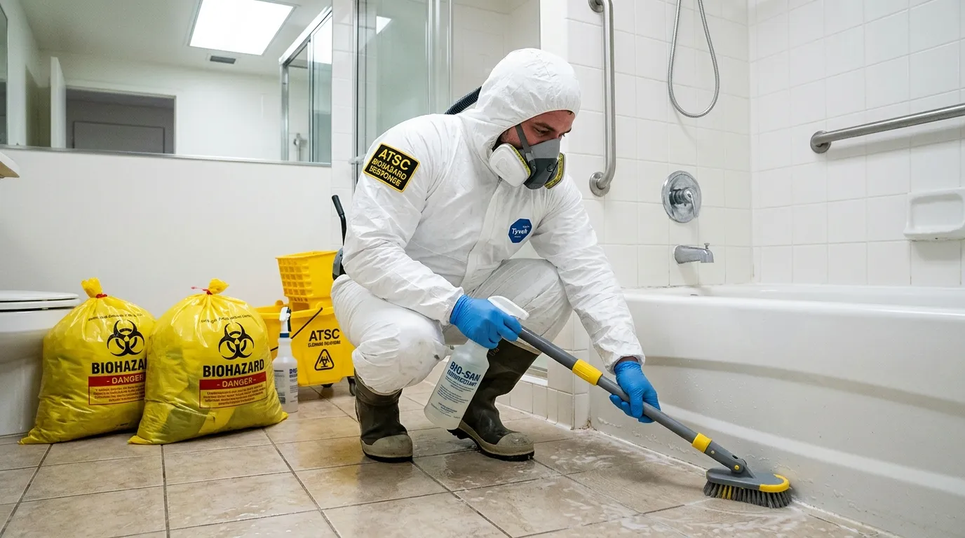 Decontamination equipment deployed for Blood Cleanup in Seekonk